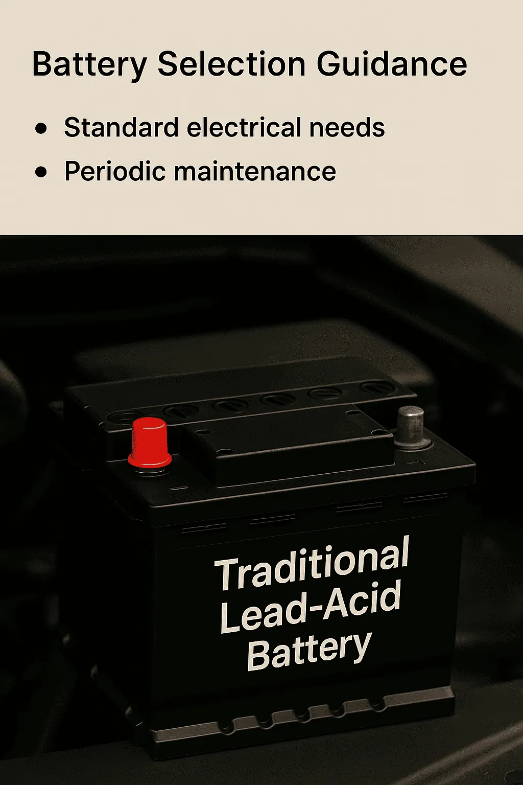 比较铅酸汽车电池