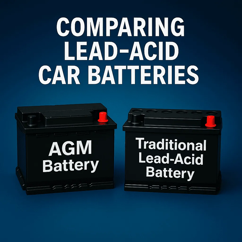 比较铅酸汽车电池