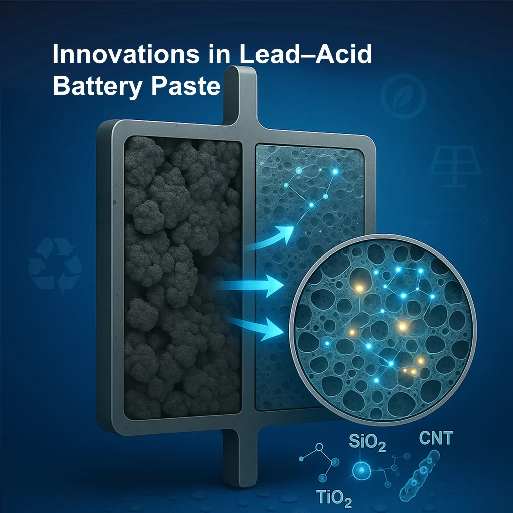 Innovations in Lead–Acid Battery Paste