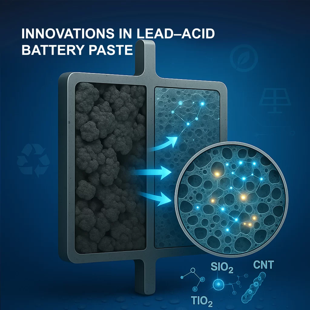 Innovations in Lead–Acid Battery Paste