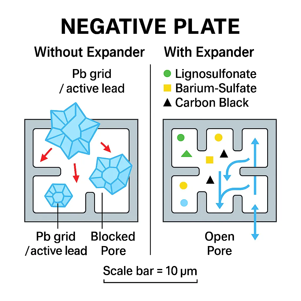 Novel expanders dramatically boost charge acceptance