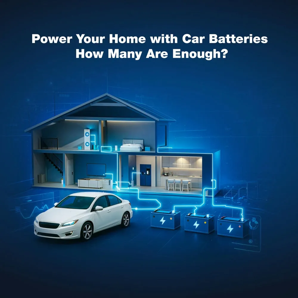 Power Your Home with Car Batteries How Many Are Enough