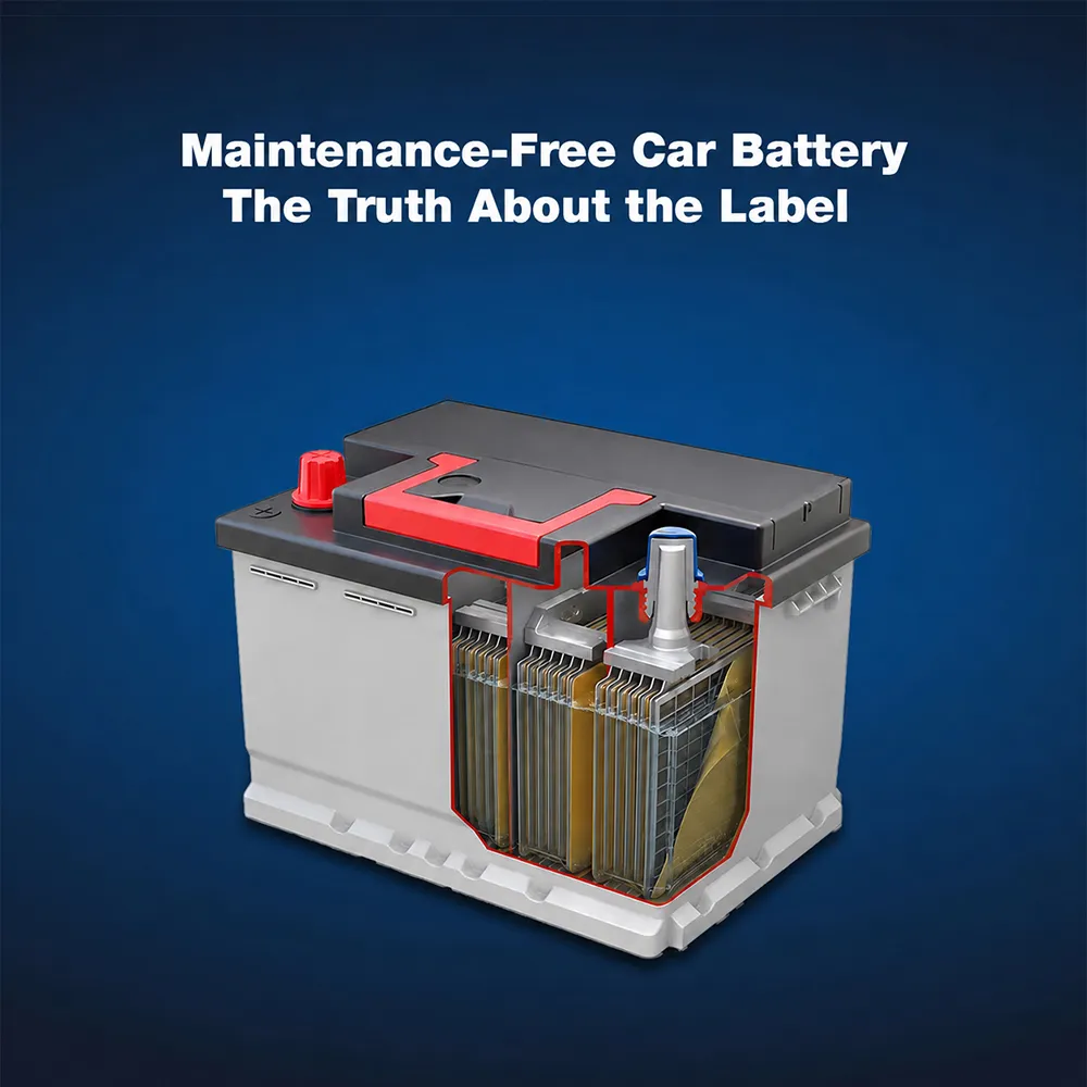 Maintenance-Free Car Battery The Truth About the Label