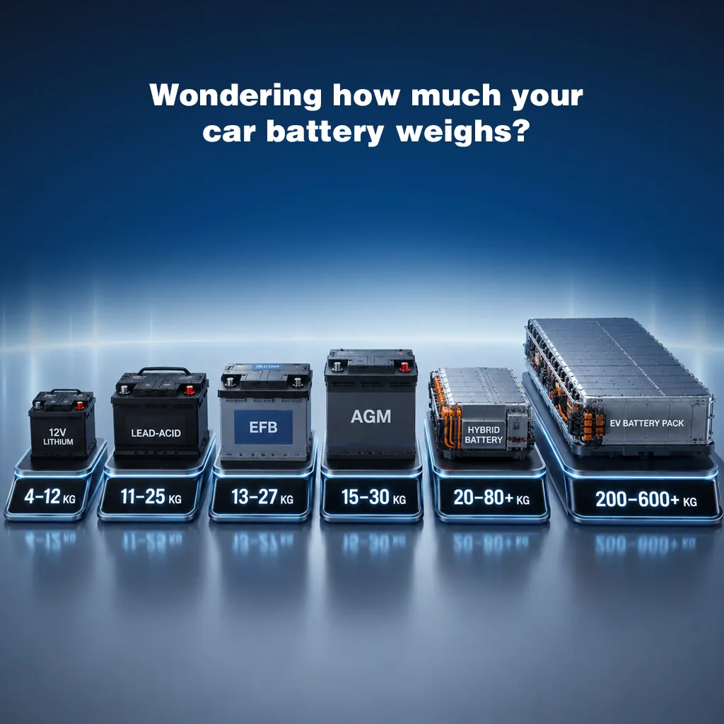 Wondering How Much Your Car Battery Weighs Here’s the Answer